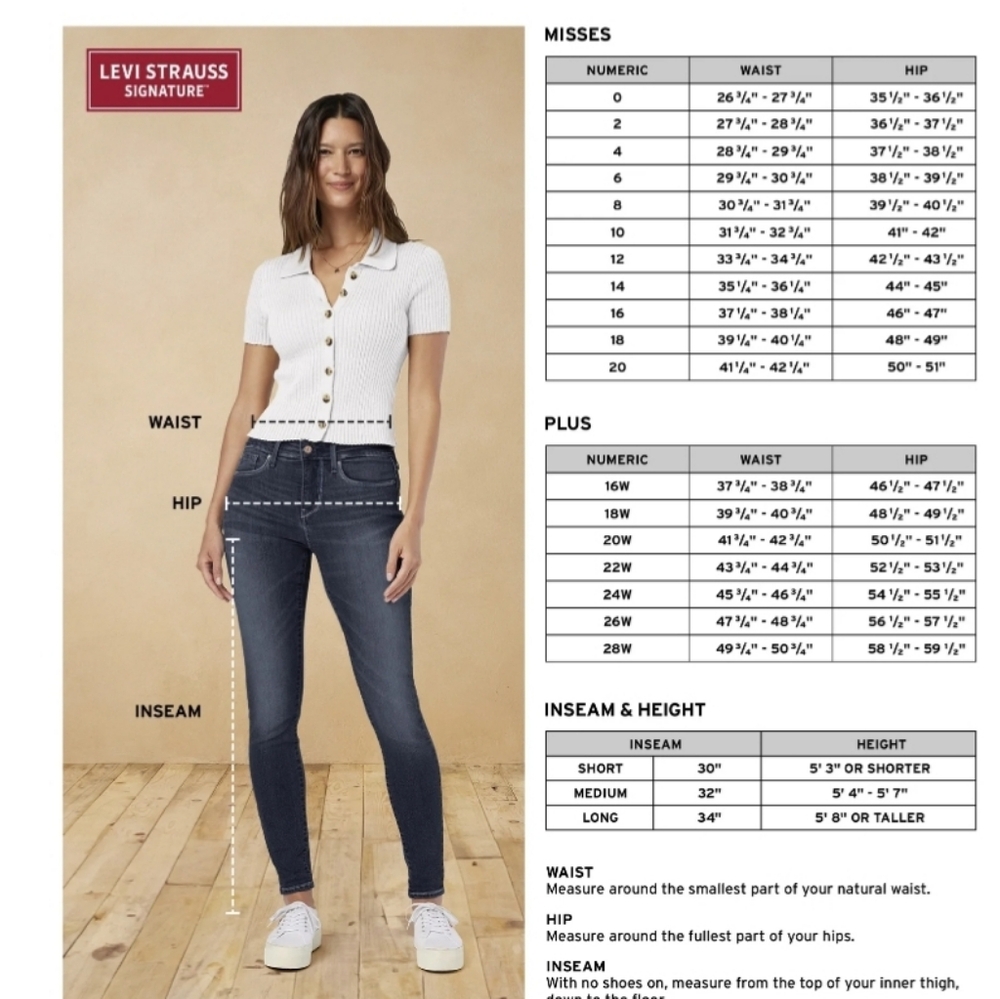 Women's Signature by Levi Strauss modern Cropped Capri 14 - Picture 5 of 12